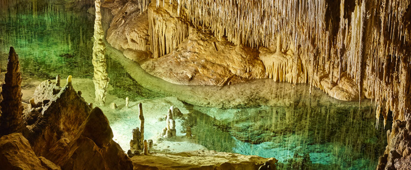 Cuevas de Drach en Mallorca, Islas Baleares (España)