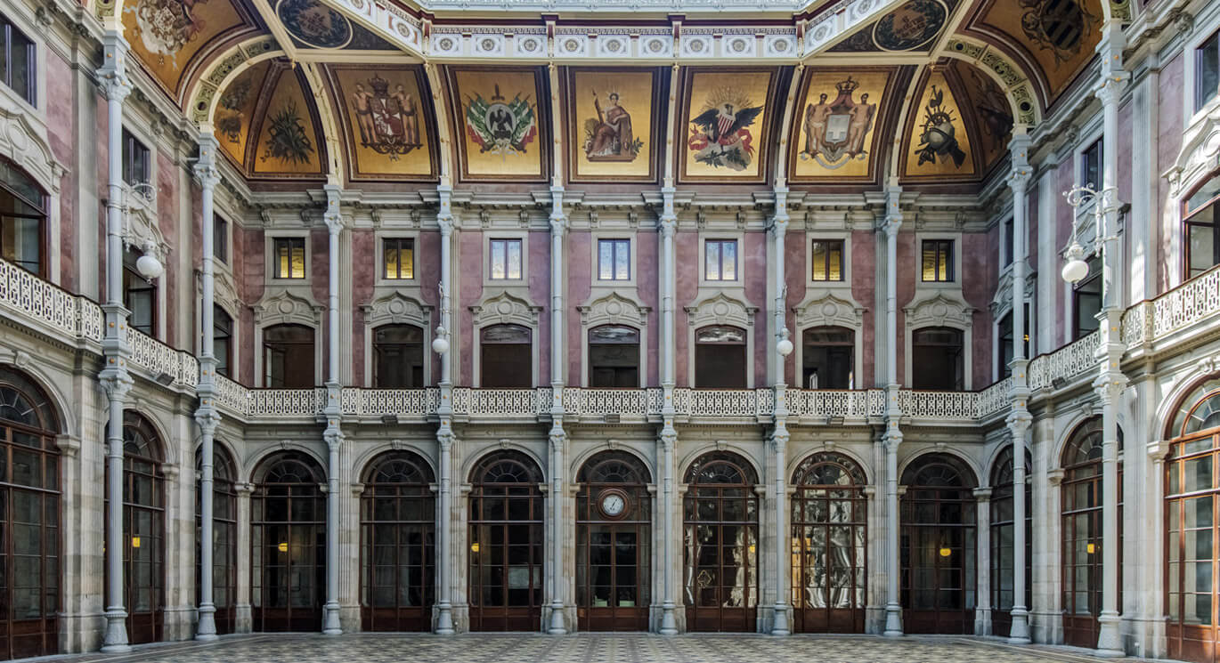 Palacio de la Bolsa en Oporto, Portugal
