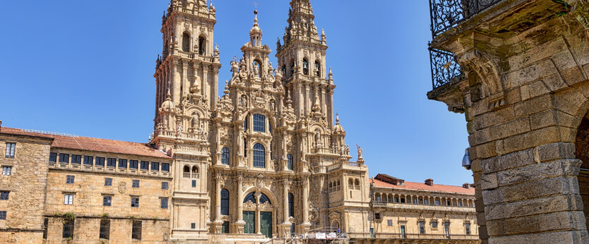 Catedral de Santiago de Compostela en Galicia (España)