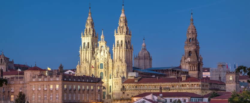 Catedral de Santiago de Compostela en Galicia (España)