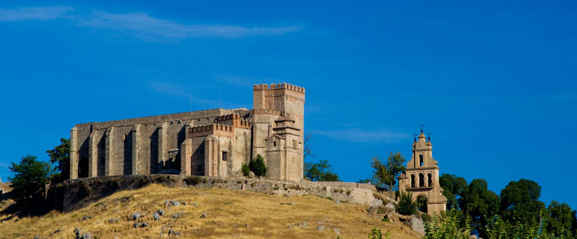 Castillo-Fortaleza de Aracena en la provincia de Huelva, en Anadalucía (España)