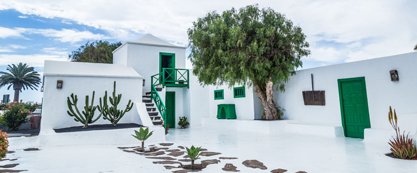 Casa típica de Lanzarote (Islas Canarias)