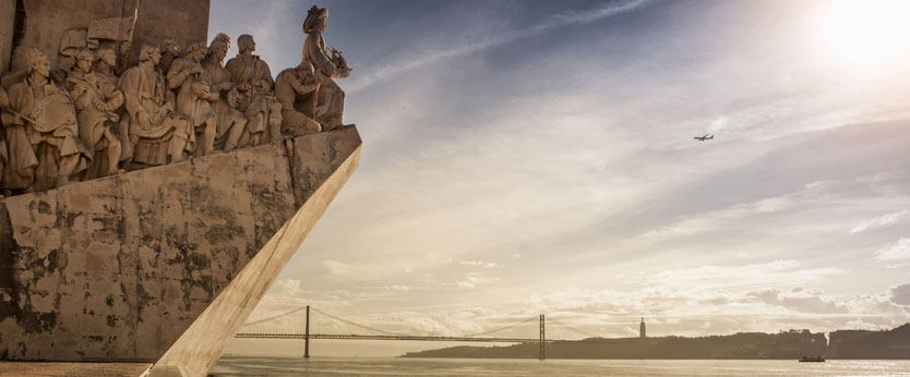 Monumento a los Descubrimientos en Lisboa, Portugal
