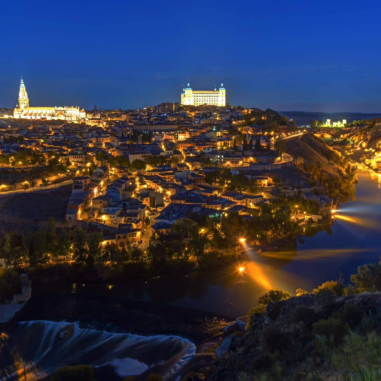 Toledo, vista nocturna