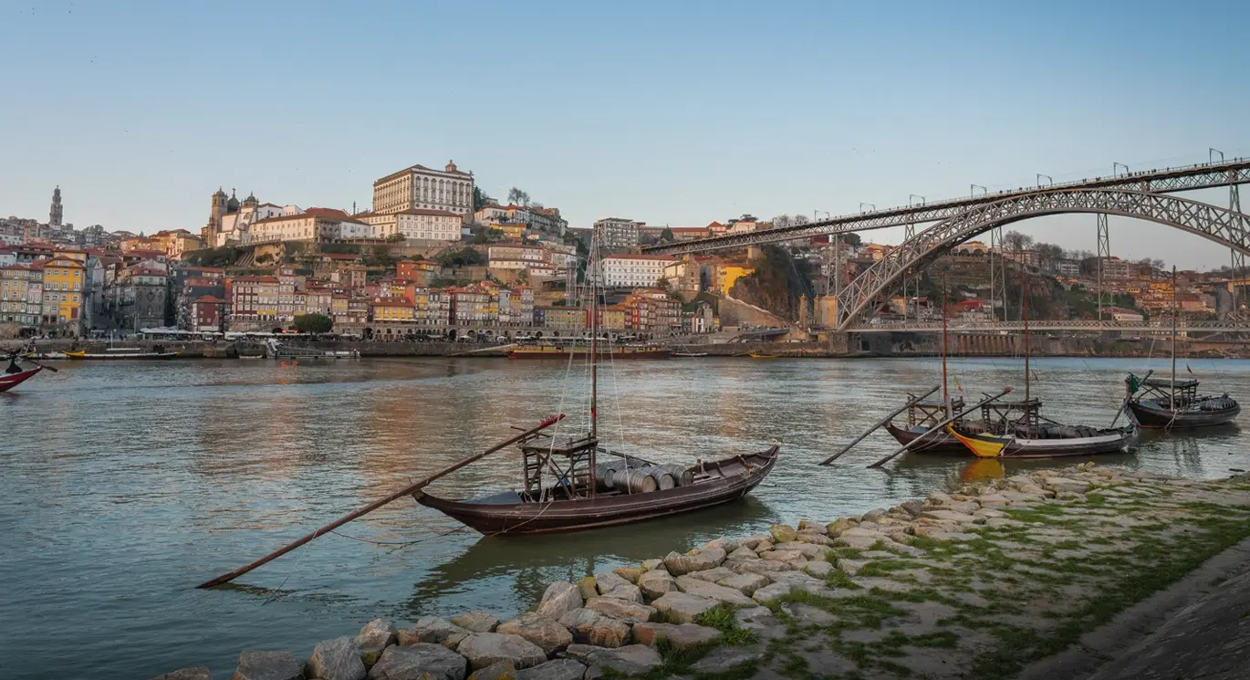 Puente de Don Luis I en Oporto, Portugal