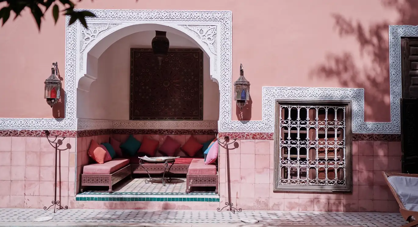 Riad de lujo en Marrakeck, Marruecos