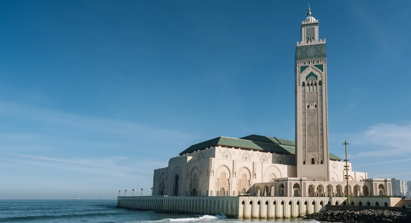 Mezquita de Hassan II en Casablanca, Marruecos