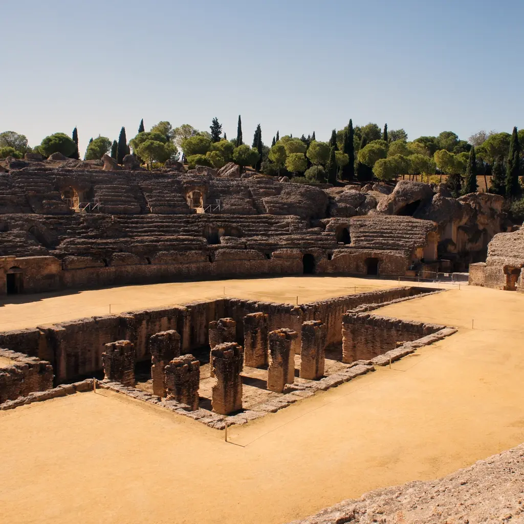 La ciudad de Itálica en Sevilla