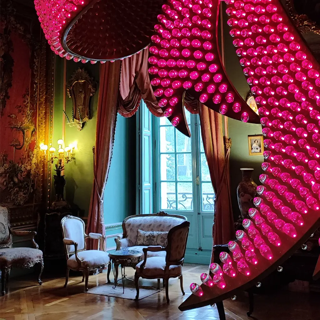 Joana Vasconcelos en el Palacio de Liria